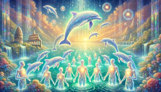 その他 Lemuria Dolphins on the Bridge of Light Spiritual Topics - Lemuria